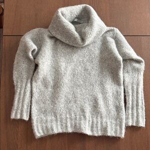 VINCE - Cozy Grey Alpaca Cowlneck Sweater